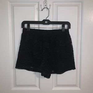 Hollister Black Lace Shorts